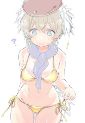 1girl absurdres aohashi_ame breasts highres isabelle_du_monceau_de_bergendal medium_breasts navel noble_witches original sweat sweatdrop tagme world_witches_series