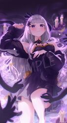 1girl absurdres candle highres justjast pointy_ears re:zero_kara_hajimeru_isekai_seikatsu satella_(re:zero)