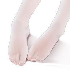 1girl absurdres chinese_commentary close-up commentary feet foot_focus highres no_shoes original pantyhose shenmi_de_xigua simple_background solo toenails toes white_background white_pantyhose