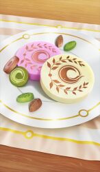 Rule 34 | chaldea logo, commentary request, cookie, fate/grand order, fate (series), food, food art, food focus, lantern2015, leaf, no humans, official art, ono no komachi koken-shou, still life, third-party source