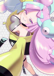 Rule 34 | 1girl, absurdres, highres, iono (pokemon), nintendo, pokemon, pokemon sv, sharp teeth, smile, solo, teeth, toku sonchou