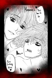 2022 2boys bad_tag blonde_hair comic death_note english_text male_focus mello_(death_note) multiple_boys near_(death_note) sex shota smile speech_bubble uncensored white_hair yaoi