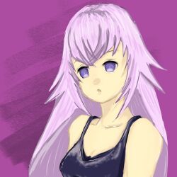 1girl alternate_costume appz0_9 casual grimms_notes long_hair magic_mirror_(grimms_notes) purple_hair solo