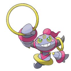 Rule 34 | arm up, artist request, bright pupils, colored sclera, full body, gen 6 pokemon, green eyes, grin, highres, holding, hoopa, hoopa (confined), horns, legendary pokemon, mythical pokemon, nintendo, official art, pokemon, pokemon (creature), pokemon focus, pokemon oras, rayman limbs, smile, solo, teeth, third-party source, transparent background, white pupils, yellow sclera