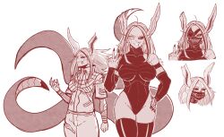 animal_ears boku_no_hero_academia dark-skinned_female dark_skin ettso fusion highres mirko non-web_source rabbit_ears rabbit_girl tagme tokyo_ghoul
