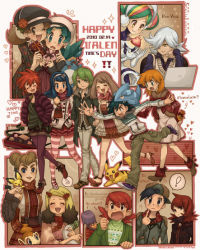 ! 00s 1990s_(style) 6+boys 6+girls ? alice_(pokemon) alternate_costume alternate_hairstyle aqua_eyes aqua_hair arm_warmers ash_ketchum backwards_hat bag biting black_hair blue_eyes blue_hair boots bow brown_eyes brown_hair newsboy_cap child chimchar chocolate closed_eyes computer contemporary couple dawn_(pokemon) double_bun dress drew_(pokemon) english_text engrish_text ethan_(pokemon) fashion flats flower food frills fur_trim gabite gen_1_pokemon gen_2_pokemon gen_4_pokemon green_eyes green_hair hair_bun hair_ornament hair_ribbon handbag happy_valentine hat heart hetero high_heels holding_hands hood hoodie infi_(pokemon) jacket jewelry jimmy_(pokemon) kenny_(pokemon) kris_(pokemon) laptop long_coat long_hair low_twintails lyra_(pokemon) marill may_(pokemon) misty_(pokemon) multicolored_hair multiple_boys multiple_girls necklace nervous nintendo no_headwear one_eye_closed orange_hair pantyhose pantyhose_under_shorts paul_(pokemon) pichu pikachu pink_legwear plaid pokemon pokemon:_arceus_and_the_jewel_of_life pokemon:_giratina_and_the_sky_warrior pokemon:_the_rise_of_darkrai pokemon_(anime) pokemon_(creature) pokemon_dppt pokemon_dppt_(anime) pokemon_gsc pokemon_hgss pokemon_rse pokemon_rse_(anime) pom_pom_(clothes) purple_hair purple_legwear ranguage red_hair retro_artstyle ribbon sasairebun scarf sheena_(pokemon) shoes short_hair shorts silver_(pokemon) skirt smile sneakers striped_clothes striped_legwear striped_pantyhose surprised sweater turtleneck twintails valentine vest white_hair wink yellow_eyes zero_(pokemon) zoey_(pokemon)