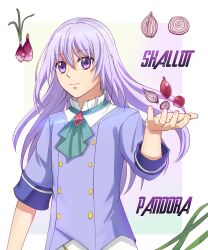 1boy absurdres character_name highres long_hair male_focus onion pandora_(zhandou_wang_zhi_jufeng_zhan_hun) purple_eyes purple_hair rei_kuin smile solo symbol-shaped_pupils zhandou_wang_zhi_jufeng_zhan_hun