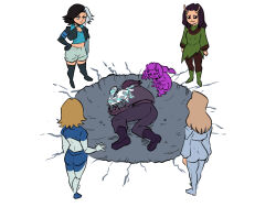 1boy blonde_hair blue_bodysuit bodysuit bucky_barnes captain_america:_the_winter_soldier captain_america_(series) dagger_(marvel) dragon_ball fantastic_four highres long_hair luna_snow mantis_(marvel) marvel marvel_cinematic_universe marvel_rivals mechanical_arms meme prosthesis prosthetic_arm single_mechanical_arm smile sue_storm superhero_costume thighs tina_fate two-tone_bodysuit white_background white_bodysuit winter_soldier x-men yamcha_pose_(meme)