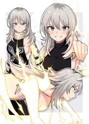 1girl bleach girls_band_cry kawaragi_momoka rrtp shihouin_yoruichi tagme transformation