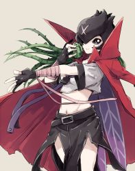 Rule 34 | 1girl, bancholilimon, bandai, bare legs, breasts, cape, digimon, female focus, highres, looking at viewer, monster girl, no humans, plant girl, simple background, smile, solo