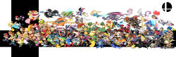 6+boys 6+girls _3 absolutely_everyone alph_(pikmin) amamiya_ren animal_crossing arms_(game) ass balloon banjo-kazooie banjo_(banjo-kazooie) bayonetta bayonetta_(series) bayonetta_2 bodysuit bowser bowser_jr. box buster_sword female_byleth_(fire_emblem) captain_falcon castlevania:_rondo_of_blood castlevania_(series) charizard chrom_(fire_emblem) cloud_strife commentary copyright_name corrin_(female)_(fire_emblem) corrin_(fire_emblem) creatures_(company) crown dark_pit dark_samus diddy_kong dog_(duck_hunt) domino_mask donkey_kong donkey_kong_(series) donkey_kong_country dr._mario dr._mario_(game) dragon_quest dragon_quest_iii dragon_quest_xi dress duck_(duck_hunt) duck_hunt english_commentary everyone f-zero falchion_(fire_emblem) falco_lombardi family_computer_robot fatal_fury final_fantasy final_fantasy_vii fire_emblem fire_emblem:_mystery_of_the_emblem fire_emblem:_path_of_radiance fire_emblem:_three_houses fire_emblem_awakening fire_emblem_fates flame-tipped_tail flying_sweatdrops fox_mccloud galaxia_(sword) game_&amp;_watch game_freak ganondorf gen_1_pokemon gen_2_pokemon gen_4_pokemon gen_6_pokemon gen_7_pokemon greninja hat hero_(dq11) highres ice_climber iggy_koopa ike_(fire_emblem) incineroar isabelle_(animal_crossing) ivysaur iwata_satoru jacket jetpack jigglypuff kazooie_(banjo-kazooie) ken_masters kid_icarus kid_icarus_uprising king_dedede king_k._rool kirby kirby_(series) koopa_clown_car larry_koopa legendary_pokemon lemmy_koopa link little_mac lucario lucas_(mother_3) lucina_(fire_emblem) ludwig_von_koopa luigi luma_(mario) mario mario_(series) marth_(fire_emblem) mask master_sword mega_man_(character) mega_man_(classic) mega_man_(series) meta_knight metal_gear_(series) metal_gear_solid metal_gear_solid_2:_sons_of_liberty metroid metroid_prime mewtwo mii_(nintendo) mike_luckas min_min_(arms) monkey monster morton_koopa_jr. mother_(series) mother_2 mother_3 motor_vehicle motorcycle mr._game_&amp;_watch multiple_boys multiple_girls nana_(ice_climber) ness_(mother_2) nintendo olimar overalls pac-man pac-man_(game) palutena persona persona_5 photoshop_(medium) pichu pikachu pikmin_(creature) pikmin_(series) piranha_plant pit_(kid_icarus) pointy_ears pokemon pokemon_(creature) pokemon_bw pokemon_sm ponytail popo_(ice_climber) princess_daisy princess_peach princess_zelda punch-out!! ragnell red_(pokemon) reggie_fils-aime richter_belmont riding riding_pokemon ridley robin_(fire_emblem) robin_(male)_(fire_emblem) rocket_boots rosalina roto_(dq3) roy_(fire_emblem) roy_koopa running ryu_(street_fighter) sakurai_masahiro samus_aran serious sheik shulk_(xenoblade) simon_belmont slime_(dragon_quest) smile solid_snake sonic_(series) sonic_the_hedgehog squirtle star_fox street_fighter street_fighter_ii_(series) super_mario_bros._3 super_mario_galaxy super_mario_land super_smash_bros. sword terry_bogard the_legend_of_zelda the_legend_of_zelda:_a_link_between_worlds the_legend_of_zelda:_breath_of_the_wild the_legend_of_zelda:_ocarina_of_time the_legend_of_zelda:_the_wind_waker the_legend_of_zelda:_twilight_princess tomboy toon_link two-tone_background villager_(animal_crossing) wario wario_land warioware weapon wendy_o._koopa wii_fit wii_fit_trainer wii_fit_trainer_(female) wings wolf_o&#039;donnell xenoblade_chronicles_(series) xenoblade_chronicles_1 yoshi young_link zero_suit