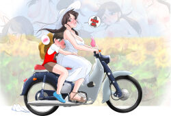 breasts cleavage from_behind highres jog72 original tagme