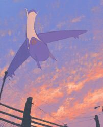 cloud gen_3_pokemon highres latios legendary_pokemon nintendo pokemon pokemon_(creature) sky solo uluchama