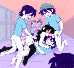 1girl 6+boys anal ass_grab aubrey_(headspace)_(omori) aubrey_(omori) beanie bed bed_sheet bedroom blowing_friend blush blush_stickers bottomless bow breasts butt_fucking_friend buttfucking_friend casual_nudity casual_sex clothed_sex cum cum_in_ass cum_in_mouth cum_on_body cum_on_feet cum_on_hair cumming_from_footjob cumming_inside_friend cumming_inside_friends_ass cumming_inside_friends_mouth cumslut_friend doggystyle edroom excited exhibitionism facial feet fellatio flat_chest foot_focus footjob footjob_friend friend_anal friend_blowjob friend_cumming friend_cumslut friend_footjob friend_foursome friend_fuckfest friend_oral friend_orgy friend_threesome friends friends_bonding friends_cumming friends_fucking friends_kissing friends_penetrating friends_with_benefits fucked_into_submission fucking_friends fucking_friends_ass genderswap genderswap_(ftm) genderswap_(mtf) grabbing grabbing_another grabbing_another&#039;s_breast grabbing_another&#039;s_leg grabbing_friends_breast grabbing_friends_penis grabbing_from_behind grabbing_from_front grin groping groping_friend group_sex hair_between_eyes hair_bow hat hetero highres huge_filesize kel_(headspace)_(omori) kel_(omori) kodomo_doushi leg_grab loli long_hair looking_at_another looking_at_viewer looking_back looking_down looking_to_the_side lying lying_on_another mischievous_grin mischievous_look miss_makima mmmf_foursome moaning moaning_girl moaning_on_cock multiple_boys multiple_girls nightgown nipples omori omori_(omori) on_side open_mouth oral oral_sex_with_friend penetrating_friend penis petite petite_female pink_bow pinned pinned_arms pinned_down pinned_hands pinned_to_ground pinned_weight plushie public_indecency pussy sex sex_from_behind sex_with_friend sex_with_friends shirt shorts shota sideways sitting skinny slutty_face small_breasts smile socks spread_toes standing sucking_friends_penis tank_top teeth threesome threesome_with_friends toes topless_female triple_penetration twintails uncensored vaginal weighed_down