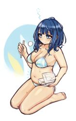 1girl belly breasts highres medium_breasts orristerioso plump solo weight_gain