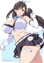 1girl breasts final_fantasy final_fantasy_vii huge_breasts long_hair tifa_lockhart
