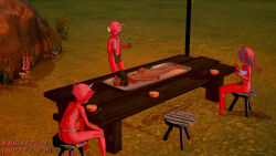 2boys 2girls ass bare_legs barefoot blank_eyes bokoblin bowl corpse death dinner fanbox_username feet food fork goblin il00 imminent_vore knife loincloth monster multiple_boys multiple_girls murder nintendo nude outdoors patreon_username pig_nose pointy_ears princess princess_zelda short_hair snuff table the_legend_of_zelda the_legend_of_zelda:_tears_of_the_kingdom vegetable