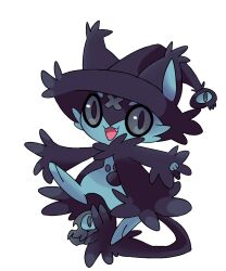 fakemon fang grey_eyes highres looking_at_viewer nintendo no_humans open_mouth pokemon simple_background slit_pupils solo spookie-sweets transparent_background