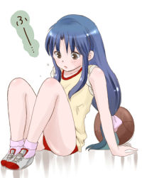 Rule 34 | 1girl, blue hair, brown eyes, hanamutsuki, long hair, lowres, ranma 1/2, tendou akane