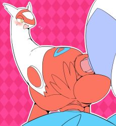 artist_request brown_eyes creatures_(company) furry game_freak gen_2_pokemon latas legendary_pokemon lugia nintendo penis pokemon pokemon_(creature) pussy sex uncensored