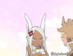 1boy 1girl animated ass blush boku_no_hero_academia cum cum_in_mouth cum_on_body cum_on_tongue dark-skinned_female dark_skin ejaculation erection facial fellatio hawks_(boku_no_hero_academia) kokoboro masturbation mimihungva mirko open_mouth oral penis pixie_willow_(voice_actor) sound tagme tongue tongue_out uncensored video waiting_for_cum white_hair