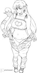 Rule 34 | absurdres, blush, cat lingerie, female, highres, looking at viewer, looking up, meme attire, monochrome, nintendo, pointy ears, princess zelda, sketch, the legend of zelda, undressing, zelda (a link between worlds), zeromomentai