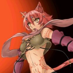 1girl artist_request shining_(series) shining_force_feather tagme tattoo teeda_(shining_force_feather)