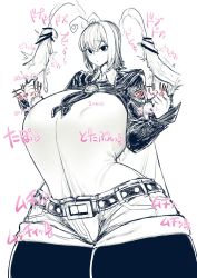 Rule 34 | 1girl, ball busting, bdsm, breasts, cbt, covered erect nipples, crotch kick, cum, curvy, disembodied penis, huge breasts, japanese text, leggings, monochrome, penis, shorts, spacezin, thick thighs, thighs, touhou, translation request, wide hips, wriggle nightbug