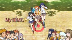 00s harada_chie highres higurashi_akane homura_nagi kikukawa_yukino kuga_natsuki minagi_mikoto miyu_greer my-hime suzushiro_haruka tate_yuuichi tokiha_mai tokiha_takumi yuuki_nao