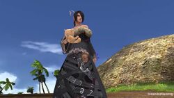 3d animated breasts cleavage cutscene final_fantasy final_fantasy_x lulu pov solo sound tagme video video_game_screencap