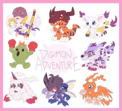 angemon bird birdramon bug cactus digimon garurumon greymon horn ikkakumon kabuterimon tailmon togemon tyrannosaurus_rex wolf
