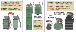 Rule 34 | dm51 grenade, explosive, explosive weapon, fragmentation grenade, fragmentation sleeve, grenade, hand grenade, high-explosive grenade, highres, japanese text, m67 grenade, military, mk 14 mod 0 asm, mk 21 mod 0 scalable offensive hand grenade, mssn65, no humans, original, prototype, simple background, thermobaric bomb, thermobaric weapon, v40 mini-grenade, weapon, weapon focus, weapon name, weapon profile, white background
