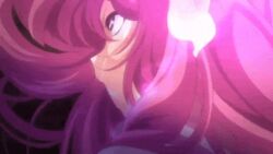 1girl animated animated_gif bukkake cum cum_on_hair long_hair lying murakami_teruaki orgasm pink_eyes pink_hair rape rolling_eyes shinsei_kourin_dacryon_luna trembling vomit