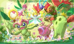 Rule 34 | ajatarmon, bloomlordmon, boxing gloves, cactus, chocomon, digimon, digimon (creature), fairy, flower, highres, lilimon, monster girl, nigreenwalker, palmon, petals, plant, plant girl, pomumon, quantumon, sharp teeth, spines, sunflowmon, tail, teeth, togemon, toropiamon