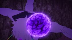 animated battle dandadan enjoji_jin evil_eye_(dandadan) kicking monster muscular muscular_male short_hair soccer tagme video