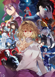 +_+ 6+boys 6+girls antenna_hair aozaki_aoko arcueid_brunestud arima_miyako bad_id bad_pixiv_id beret black_hair blonde_hair blue_eyes blue_hair bow braid brown_hair ciel_(tsukihime) cigar clenched_hands closed_mouth club3 commentary_request gloves green_eyes grey_eyes hair_bow hair_ribbon hairband half_updo hat highres hisui_(tsukihime) japanese_clothes kimono kishima_kouma kohaku_(tsukihime) len_(tsukihime) long_hair long_sleeves looking_back looking_to_the_side maid maid_headdress mecha_hisui melty_blood michael_roa_valdamjong moon multicolored_hair multiple_boys multiple_girls necktie neco-arc neco-arc_chaos nrvnqsr_chaos outstretched_arm pink_hair ponytail powered_ciel purple_eyes purple_hair red_eyes red_hair ribbon riesbyfe_stridberg school_uniform short_hair sidelocks sion_eltnam_(type-moon) sion_eltnam_atlasia sleeveless smile smoking tohno_akiha tohno_shiki tsukihime turtleneck wallachia white_hair white_len_(tsukihime) yumizuka_satsuki