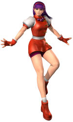 1girl asamiya_athena bike_shorts breasts brown_eyes dress earrings female_focus gloves hairband heel_up jewelry leg_up long_hair medium_breasts pale_skin pants purple_hair shoes skirt socks standing star_(symbol) the_king_of_fighters thick_thighs thighs