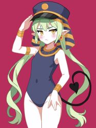 ancient_egyptian hat highres hikari_(blue_archive) loli non-web_source tail