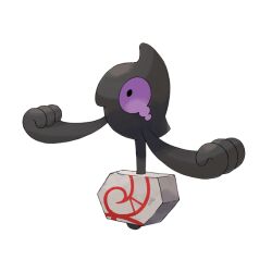 Rule 34 | artist request, full body, galarian form, galarian yamask, gen 8 pokemon, nintendo, no humans, official art, pokemon, pokemon (creature), pokemon focus, pokemon swsh, purple eyes, solo, third-party source, transparent background