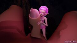 1boy 1girl 3d animated artist_name berserk breasts dress fairy fairy_wings feet_out_of_frame fellatio fingernails foreskin handjob hetero interspecies ivalera licking licking_penis long_pointy_ears looping_animation matching_hair/eyes mini_person minigirl nail_polish naughty_face open_mouth oral outdoors penis pink_dress pink_eyes pink_hair pink_nails pointy_ears psychicduck short_hair size_difference small_breasts smile solo_focus standing tagme tongue tongue_out two-handed_handjob uncensored video watermark wings