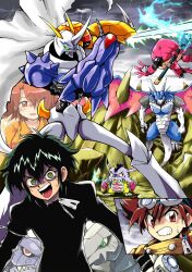 aerov-dramon digimon digimon_adventure_v-tamer_01 fujimoto_hideto gabumon igamon metalgarurumon omegamon saiba_rei wargreymon yagami_taichi_(digimon_adventure_v-tamer_01)