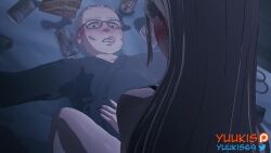 1boy 1girl 3d age_difference alcohol animated assertive_female beer black_choker blush bouncing_breasts bra bra_lift bracelet breasts cheating_(relationship) choker clothing_aside collarbone cowgirl_position drunk girl_on_top glasses gojou_kaoru gyaru jewelry kitagawa_marin koikatsu_(medium) large_breasts lipstick_mark lipstick_mark_on_face long_hair navel netorare nipples old old_man older_male_and_younger_female panties panties_aside peeking red_bra red_eyes red_panties smile sono_bisque_doll_wa_koi_wo_suru spread_legs stomach straddling tagme thighs underwear video yuukis