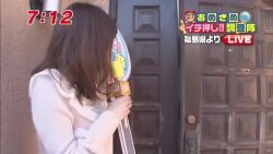 1girl animated censored cum cum_on_body cum_on_upper_body japanese_(nationality) licking_nipple microphone multiple_boys nipple_stimulation sex tagme video