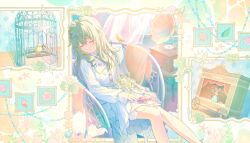 Rule 34 | 1girl, closed eyes, colorful palette, game cg, green hair, highres, kusanagi nene, official art, project sekai