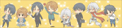 Rule 34 | 00s, 6+boys, angelique (series), character request, daisuke ono, hosaka (minami-ke), koizumi itsuki, kuroshitsuji, long image, male focus, minami-ke, multiple boys, neo angelique abyss, ono daisuke, sebastian michaelis, suzumiya haruhi no yuuutsu, voice actor connection, wide image