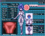 1girl animated anus ashley_(violated_heroine) baby blue_eyes blue_hair blush breasts colored_skin fetus impregnation large_breasts nipple_piercing nipples nude piercing pregnant pubic_hair purple_skin pussy short_hair tattoo umbilical_cord uncensored uterus video violated_heroine
