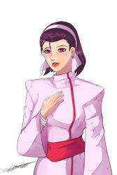 black_hair charlyarts kagura_maki maki_kagura priestess snk the_king_of_fighters
