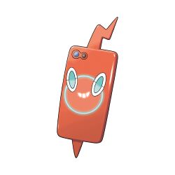 Rule 34 | artist request, blue eyes, cellphone, full body, gen 4 pokemon, highres, nintendo, official art, phone, pokemon, pokemon (creature), pokemon focus, pokemon sv, rotom, rotom phone, smartphone, smile, solo, teeth, third-party source, transparent background