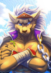 Rule 34 | 1boy, bancholeomon, digimon, digimon (creature), male focus, muscular, muscular male, solo