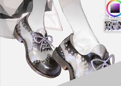 color_guide color_wheel feet foot_focus highres shoes simple_background suzumi_(ccroquette) tagme white_background